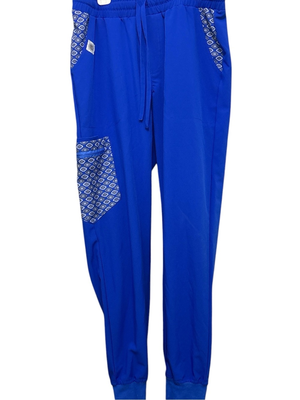 Spurrin' Women's Scrub pants in Vibrant Royal Blue